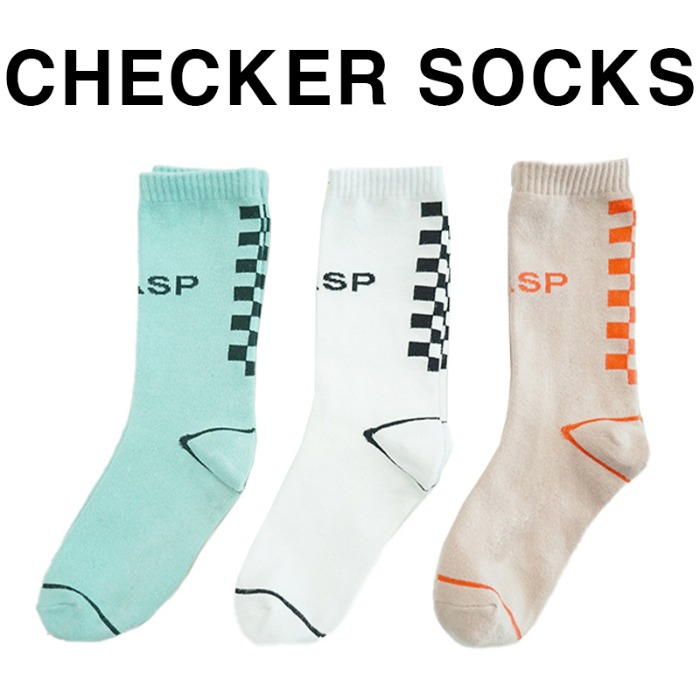 Checker Socks (3pcs)